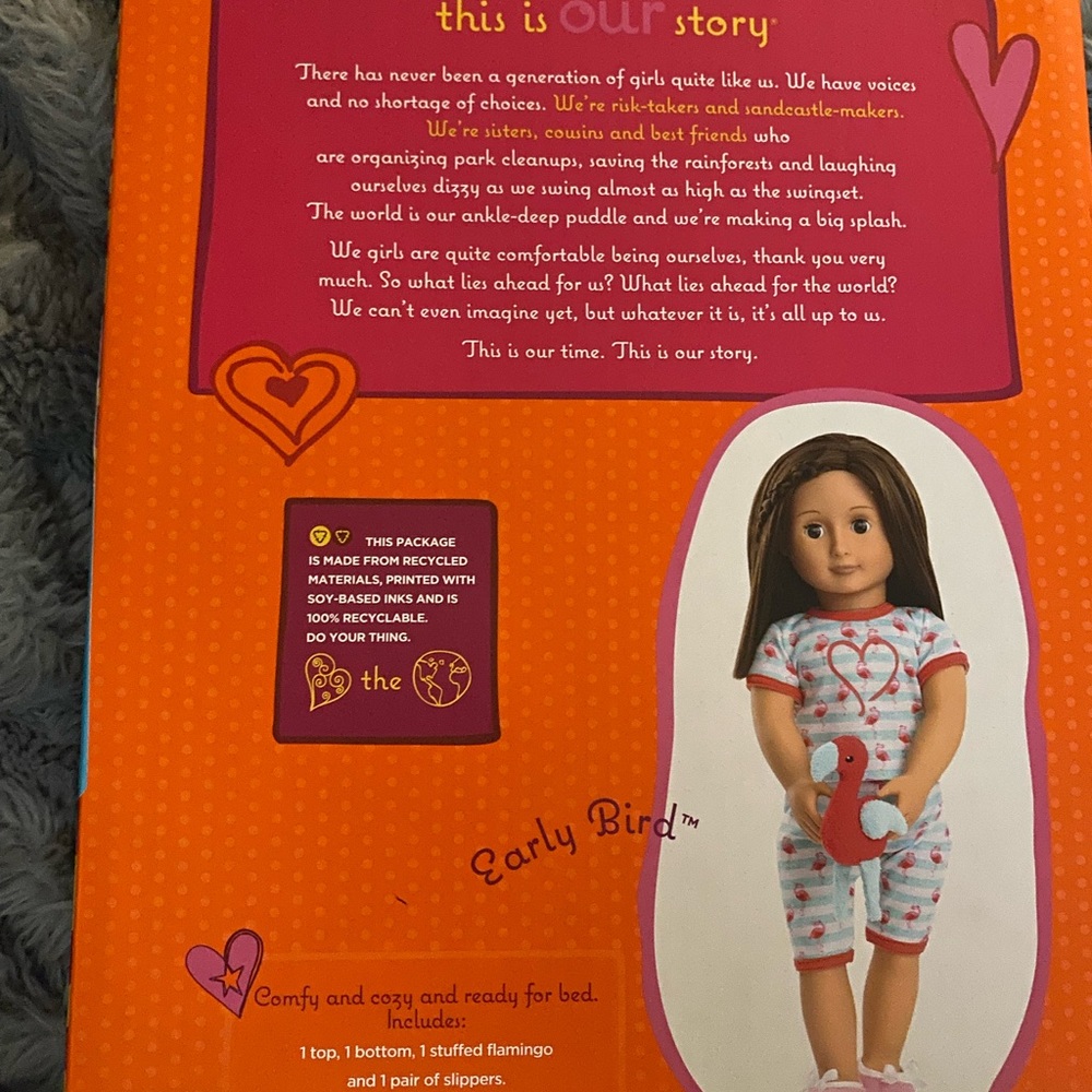 Our Generation Early Bird Pajama Outfit for 18" Dolls - Picture 5 of 5